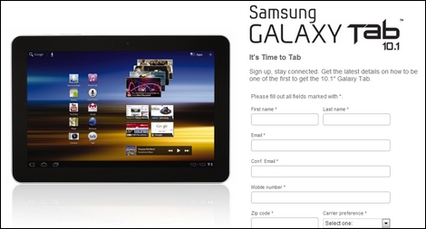 サムスン電子の「Galaxy Tab 10.1」の販売が一部地域で中止。Appleとの訴訟問題で。