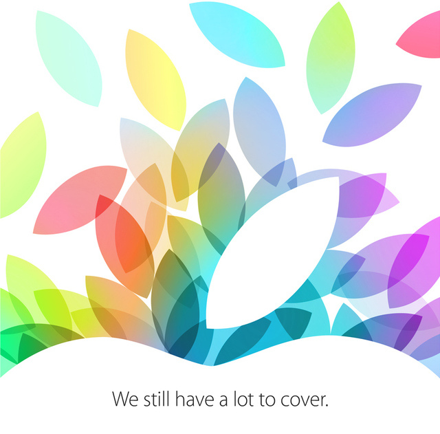 Apple、日本時間10月23日にイベントを開催！iPad 5とiPad mini 2を発表か