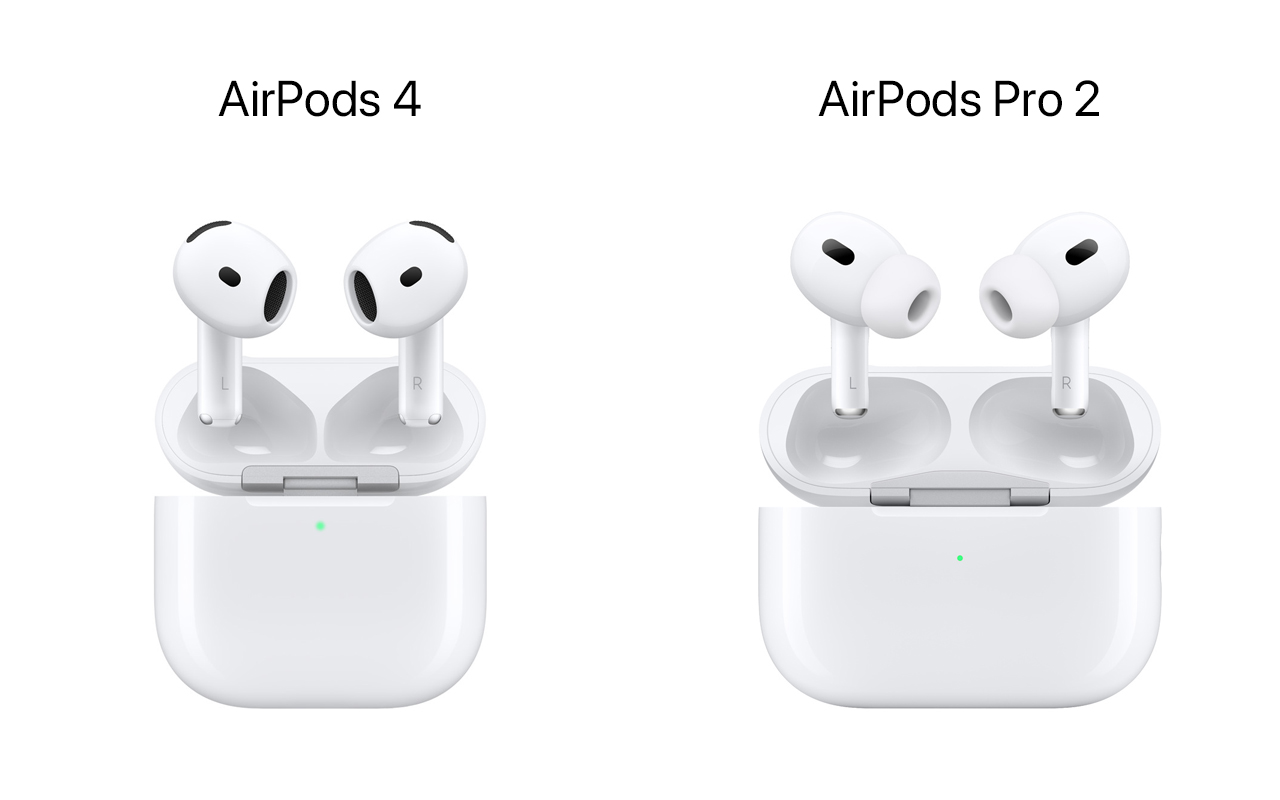 比較：AirPods 4とAirPods Pro 2の違いまとめ