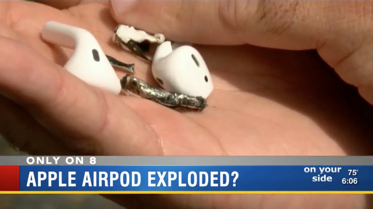 「AirPods」が破裂する事故が発生。Appleが原因を調査中
