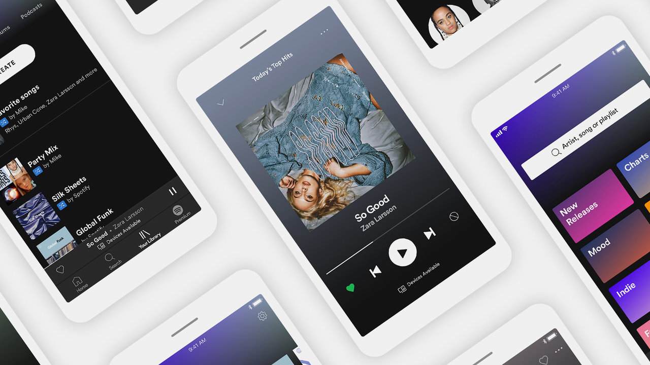 Spotify、新しいアプリと無料プラン発表。スキップできるプレイリスト、通信量の節約モード登場