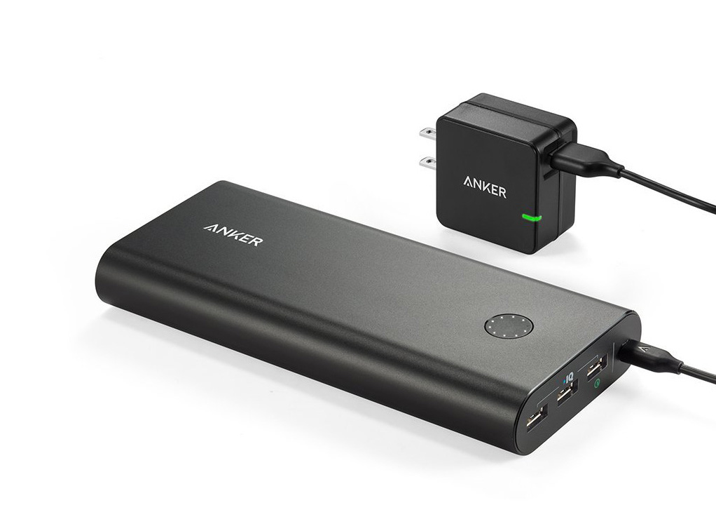 100台限定/1000円オフ：USB-C＆新型MacBookをフル充電可能な大容量バッテリー「Anker PowerCore+」が発売