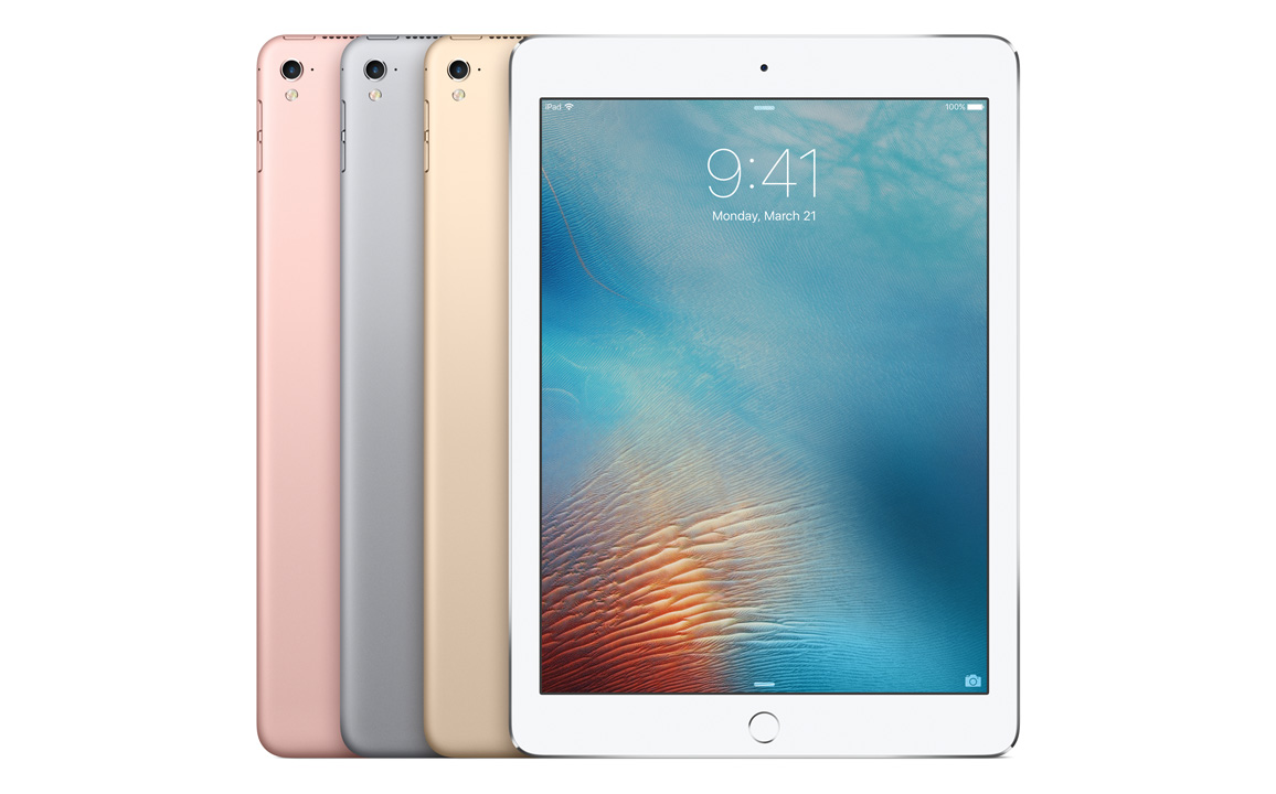 9.7インチ「iPad Pro」が3月31日発売。価格は66,800円〜
