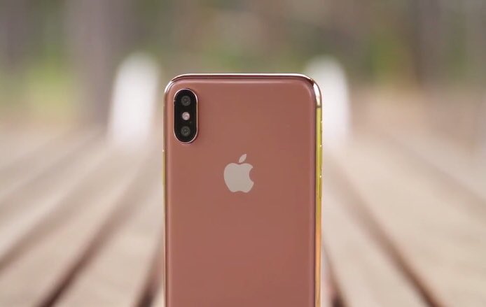 Apple、「iPhone X」の新色ブラッシュゴールド発表か