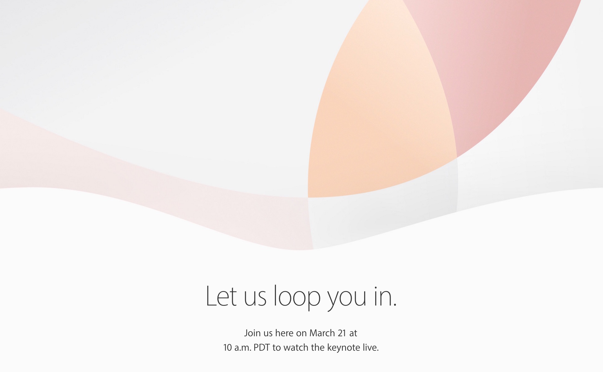 アップル、3月21日にスペシャルイベントを開催――iPhone SEとiPad Pro発表へ