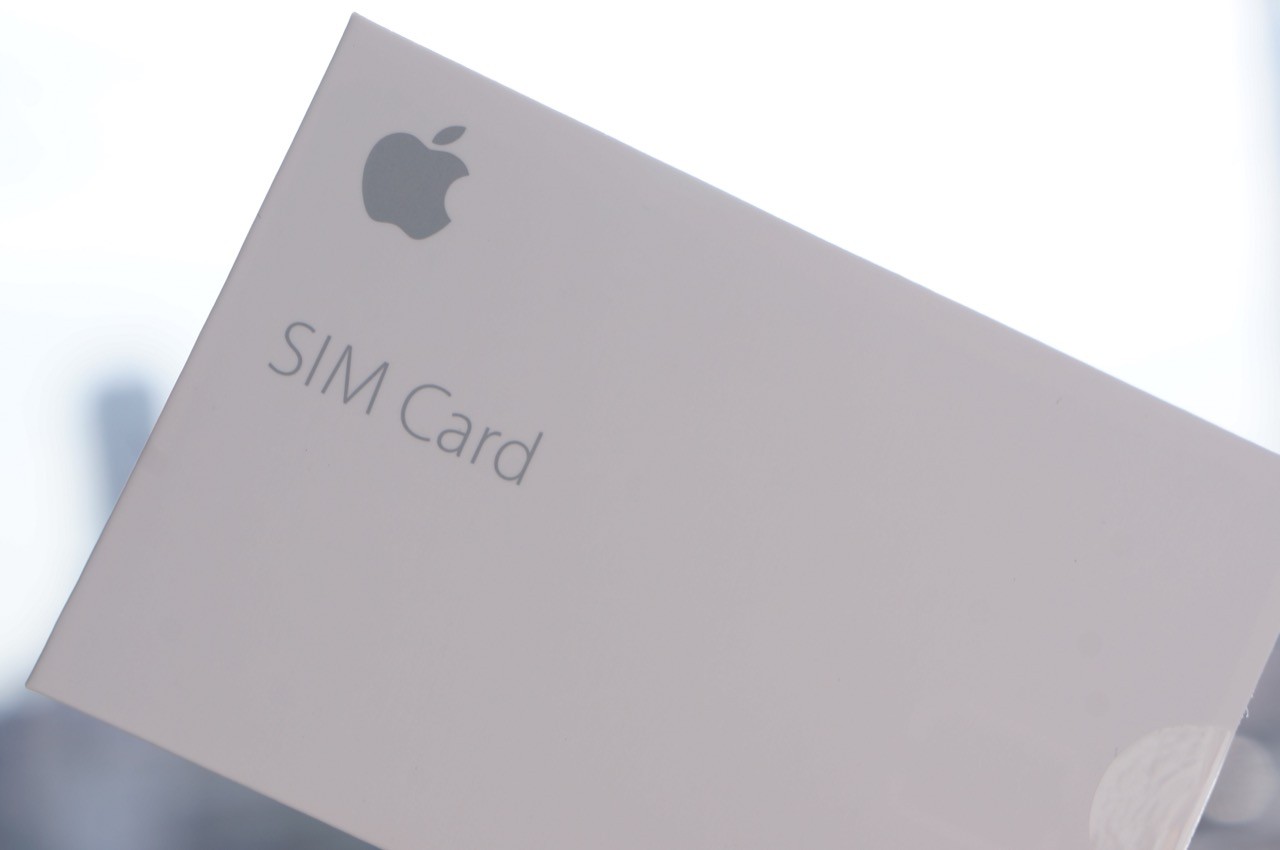 アップルストアで Apple Sim を購入 価格は600円