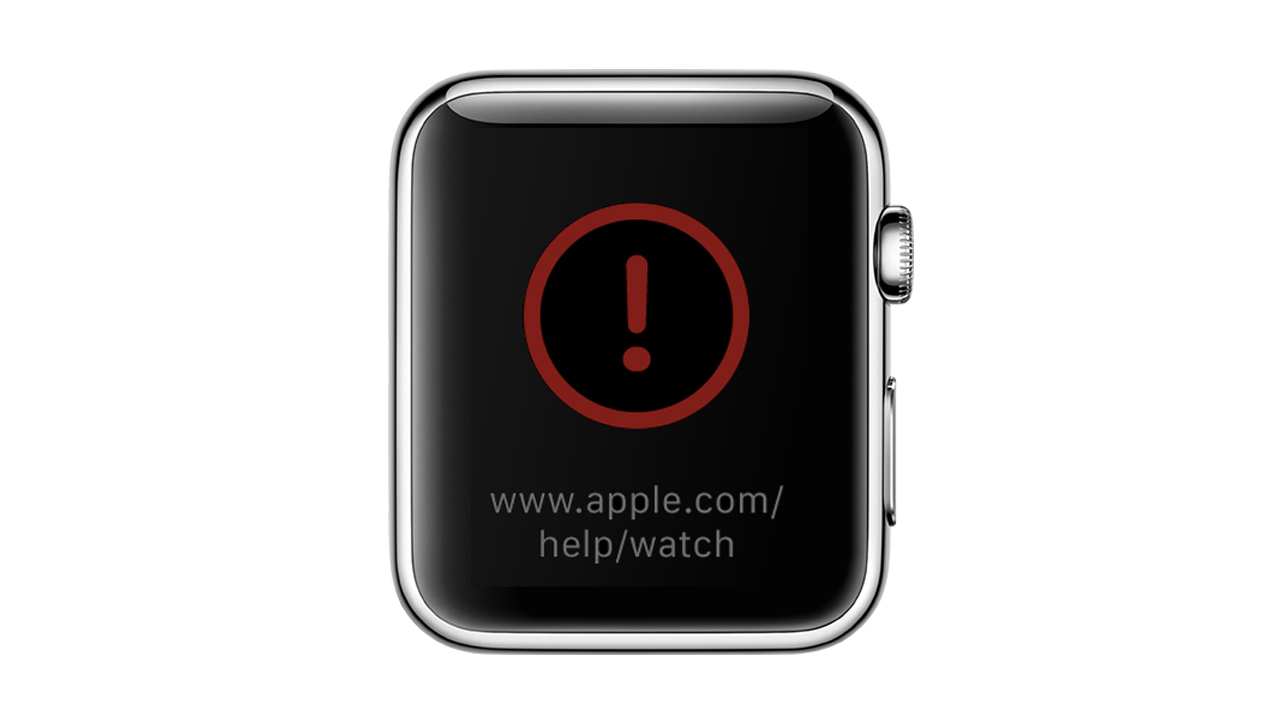 watchOS 3.1.1、アップデートでApple Watchが文鎮化〜赤いビックリマークが表示