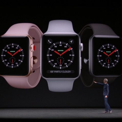 Apple Watch Series 3の発売日・予約日・価格が発表。15日予約開始、22日発売