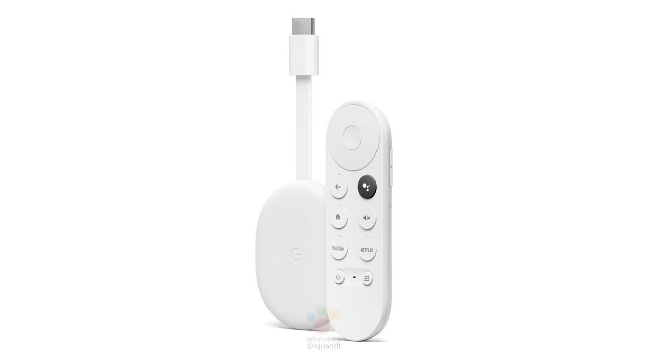 「Chromecast with Google TV」の製品画像が流出