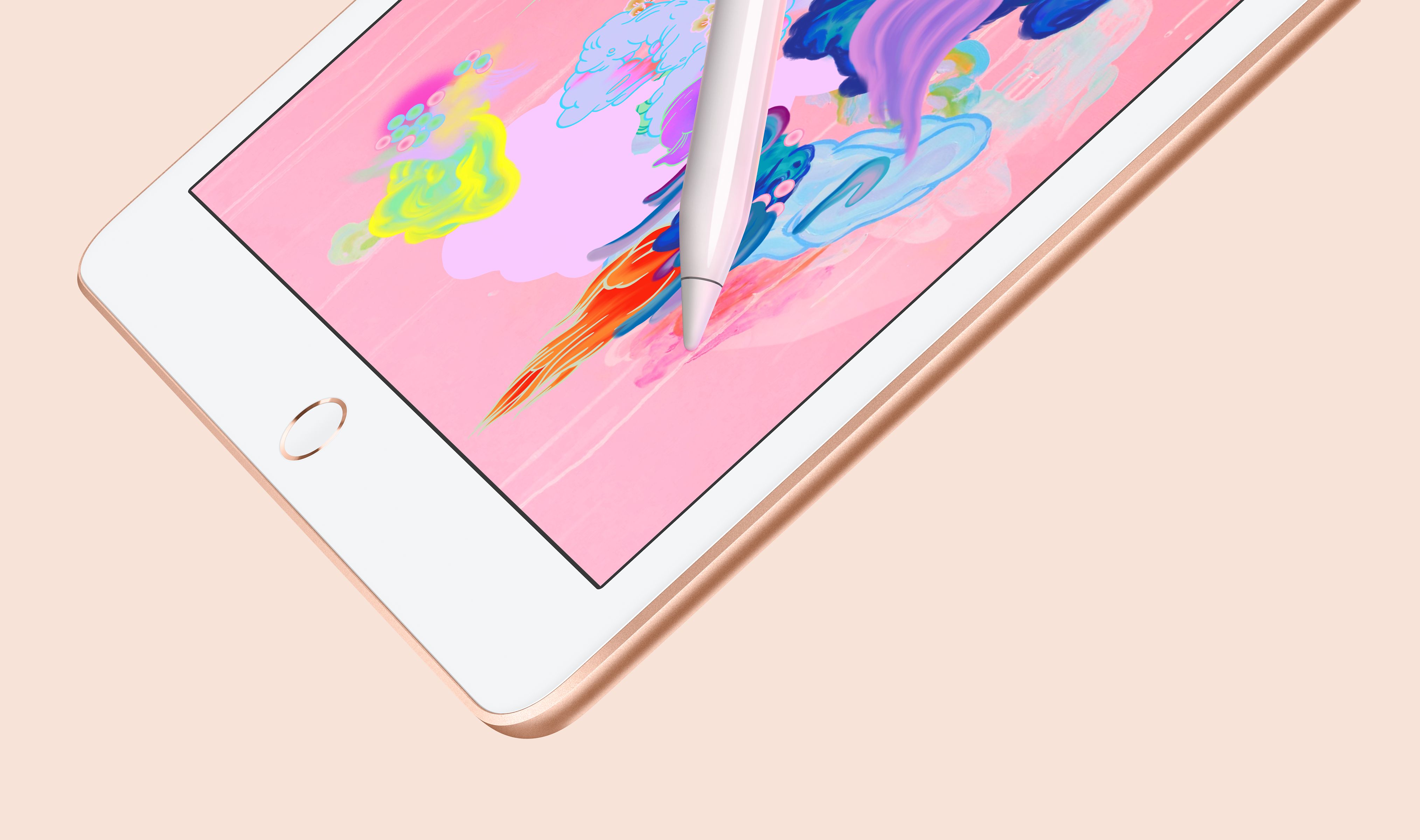 ドコモ、Apple Pencil対応の新しい「iPad」を3月31日発売。価格は実質1万円