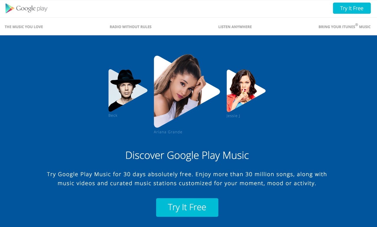 グーグル、音楽配信サービスを一部無料に――Apple Musicに対抗