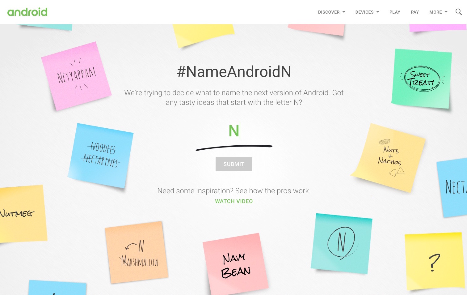 グーグル、Android Nの名前をネットで募集