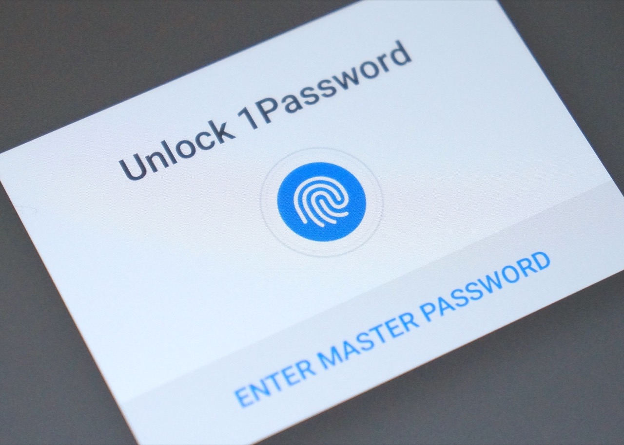 1Password for Androidで指紋認証を利用・設定する方法