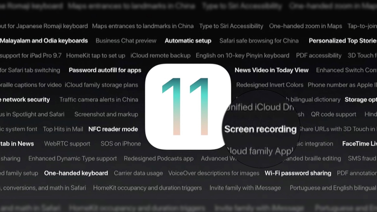 「iOS 11」でiPhoneだけで画面録画できる新機能を提供