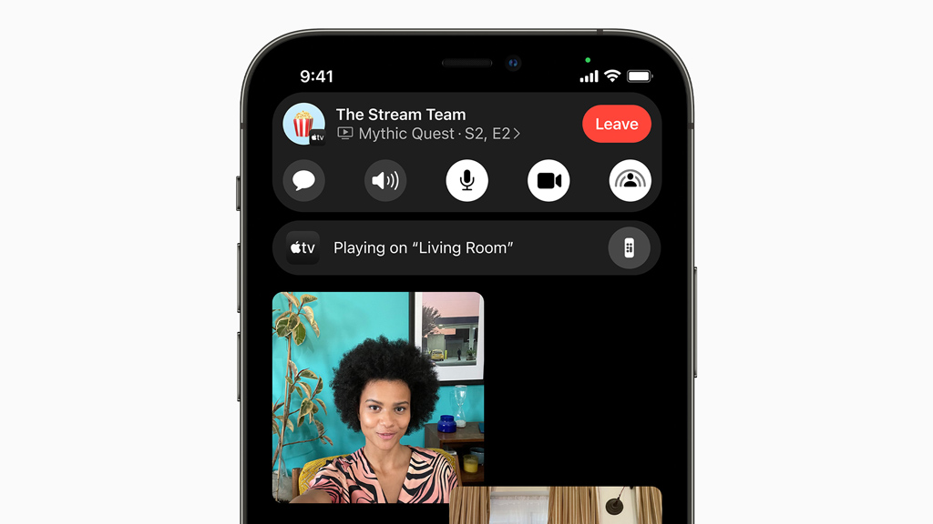 iOS 15の新機能：FaceTime／ビデオ通話でミュートのまま話すと通知でお知らせ