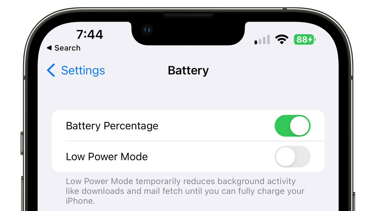 ついに対応か!! iOS 16ベータ版でバッテリー残量のパーセント常時表示が可能に