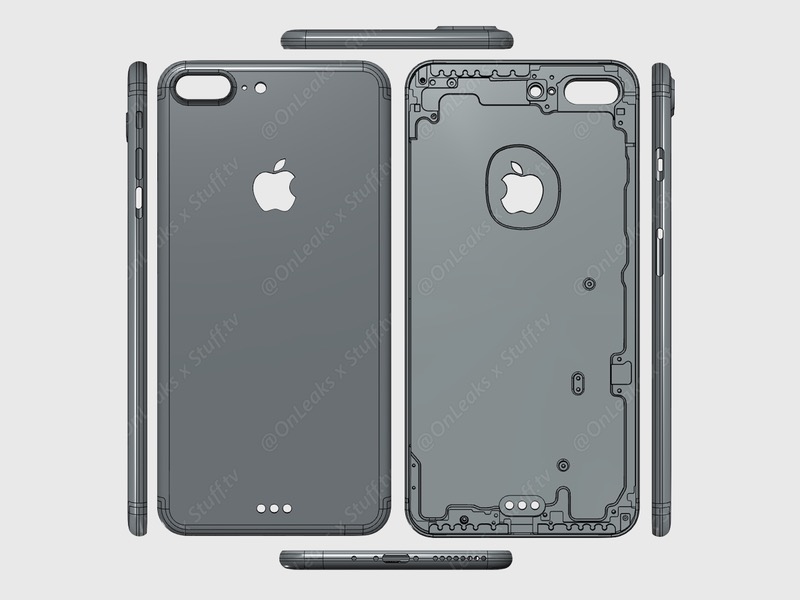 iPhone 7 Plusのプロトデザインがリーク