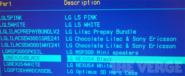 LG電子のNexusは「LG Nexus 4」に？次期Nexusモデルはやっぱり5機種存在するのかも。