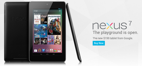 「Nexus 7」が発射された！