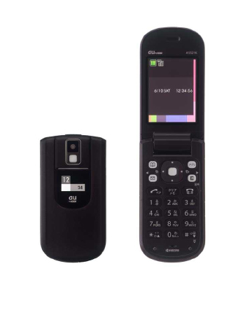 A5521K-唯一のCDMA 1X端末の薄型携帯