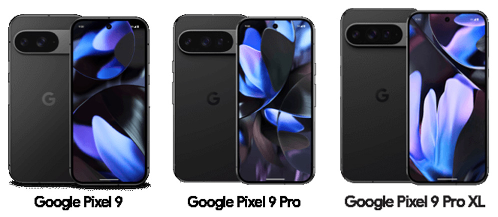 Pixel 9 / 9 Pro / 9 Pro XLの比較画像が登場。Proとの違いは薄型ベゼルか