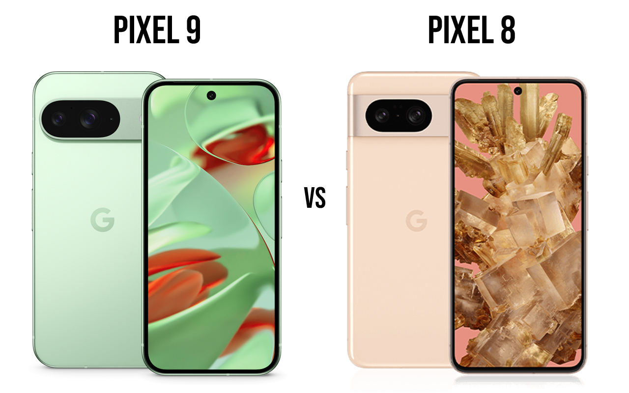 Pixel 9とPixel 8を比較。違いは何？