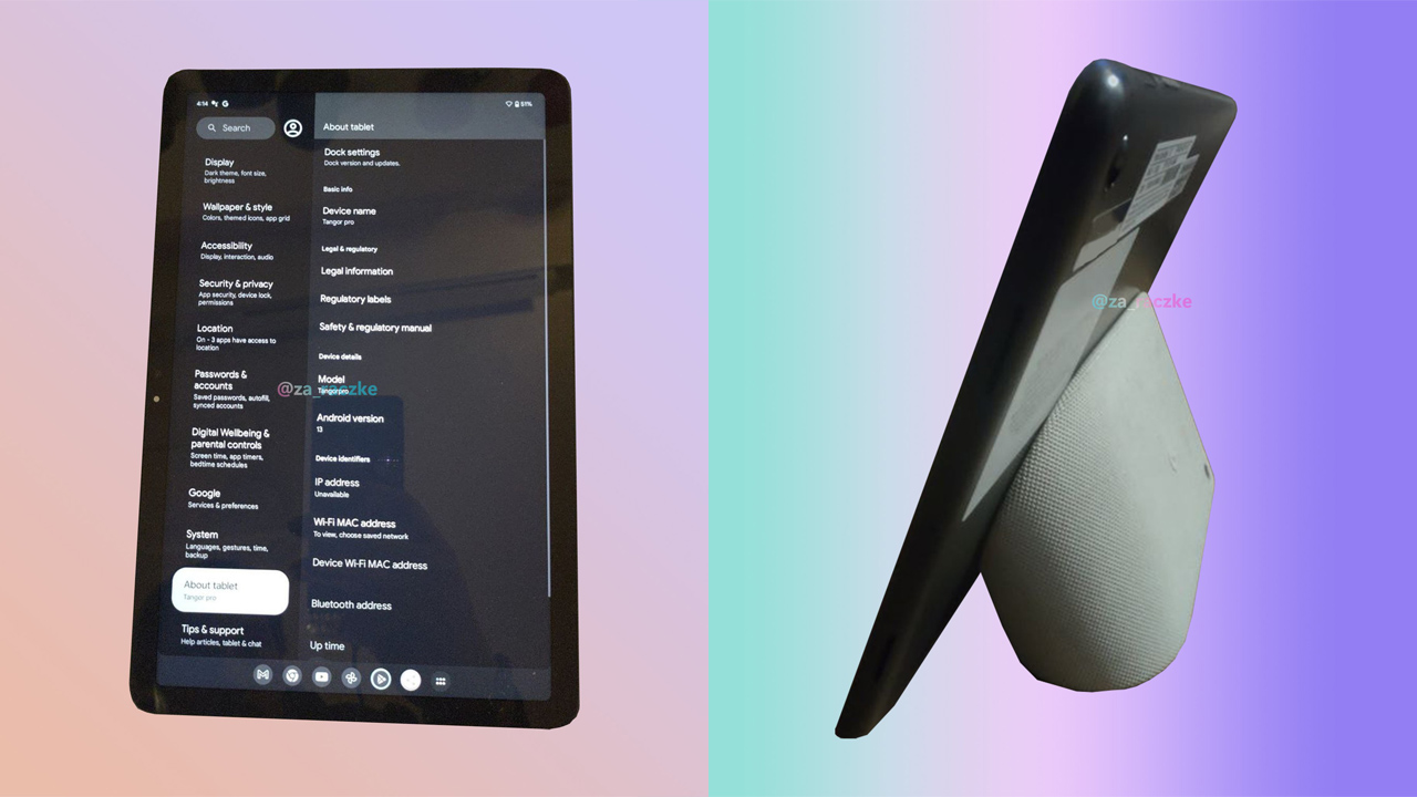 Pixel Tabletの実機写真が再流出。指紋認証に対応、噂のProモデルは存在せず