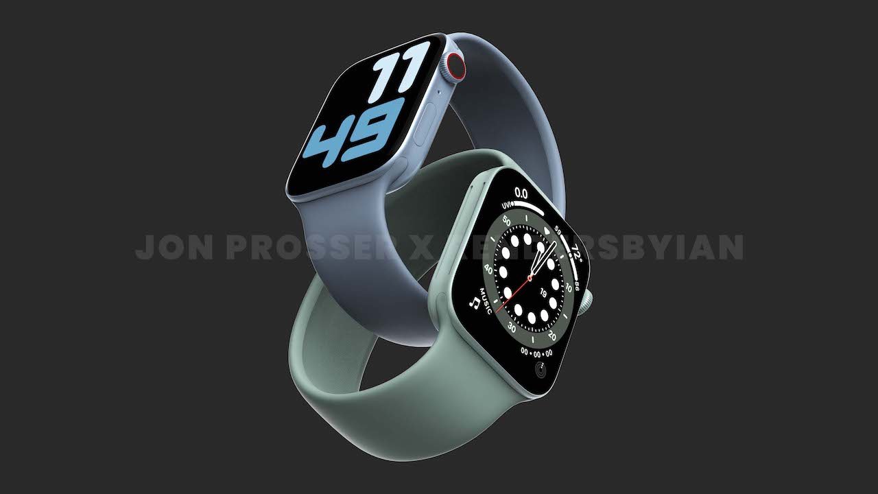 Apple Watch Series 7の新デザイン流出か。新色グリーン追加、側面がフラットエッジに