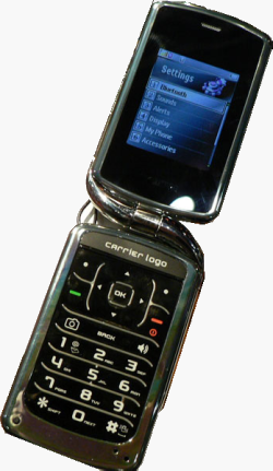 「S型ヒンジ」の京セラ製携帯電話