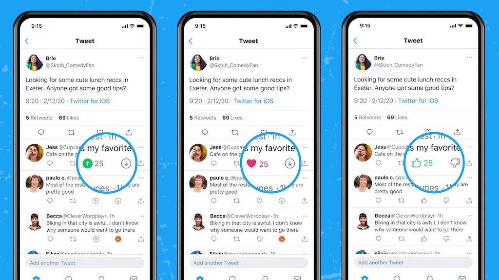 Twitter、いいね・よくないねボタンで調査開始。一部iOSユーザー向け